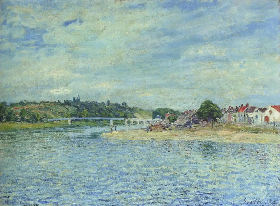 La Senna a Saint-Mammès - Alfred Sisley