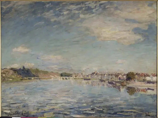 La Senna a Saint-Mammès - Alfred Sisley