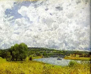 La Senna a Suresnes - Alfred Sisley