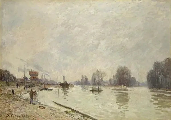 La Senna a Suresnes - Alfred Sisley