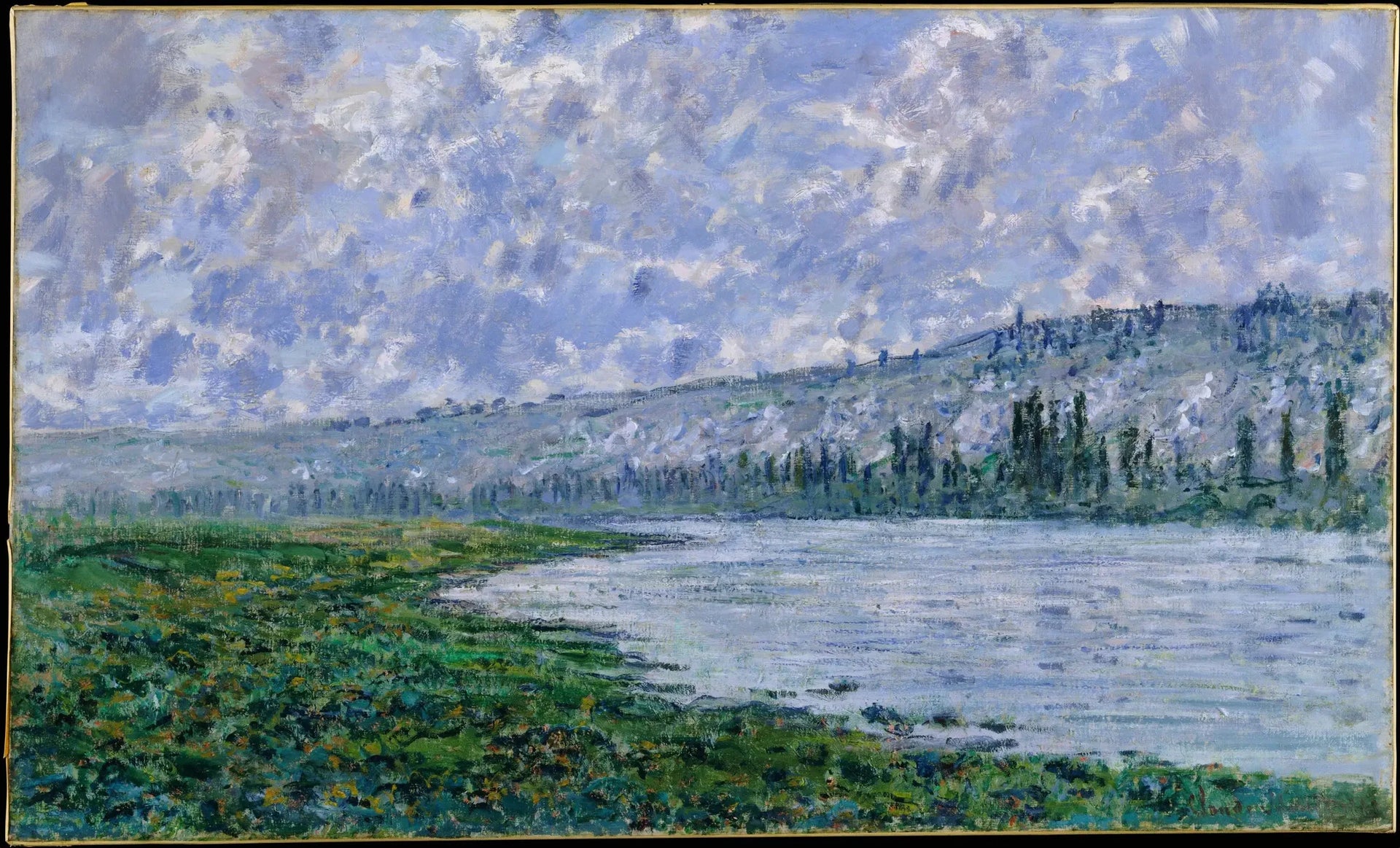 La Seine à Vétheuil - Claude Monet image 1 reproduction artisanale de tableau