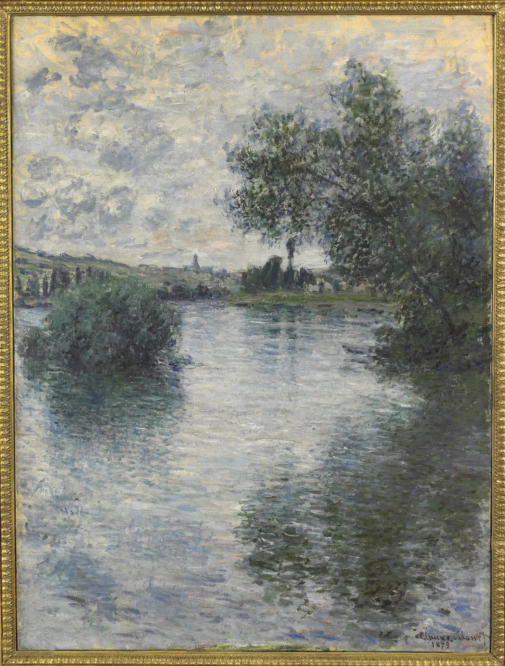 La Seine à Vétheuil - Claude Monet image 1 copie peinte à la main à l’huile