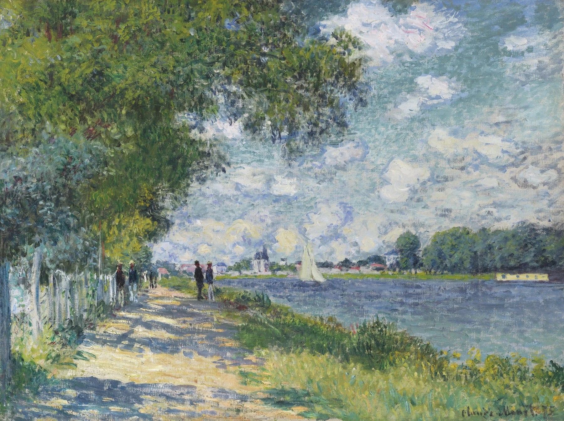 La Seine à Argenteuil W373 par Claude Monet, 1875