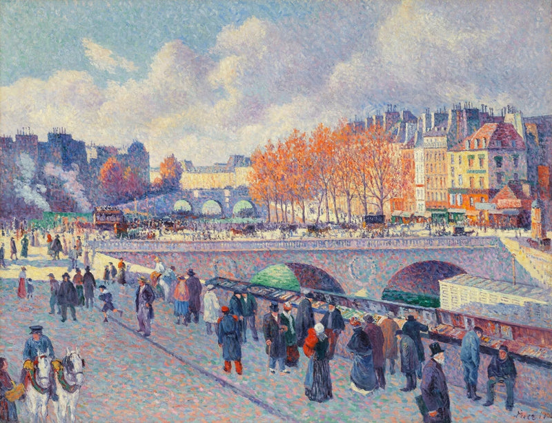 La Senna al ponte Saint-Michel - Maximilien Luce