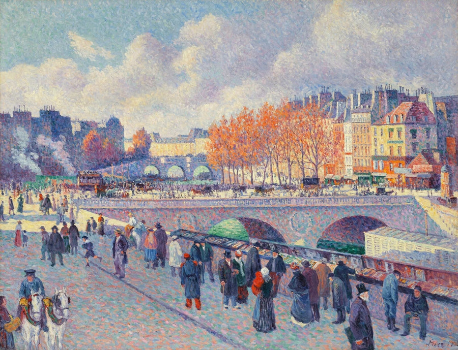 La Senna al ponte Saint-Michel - Maximilien Luce