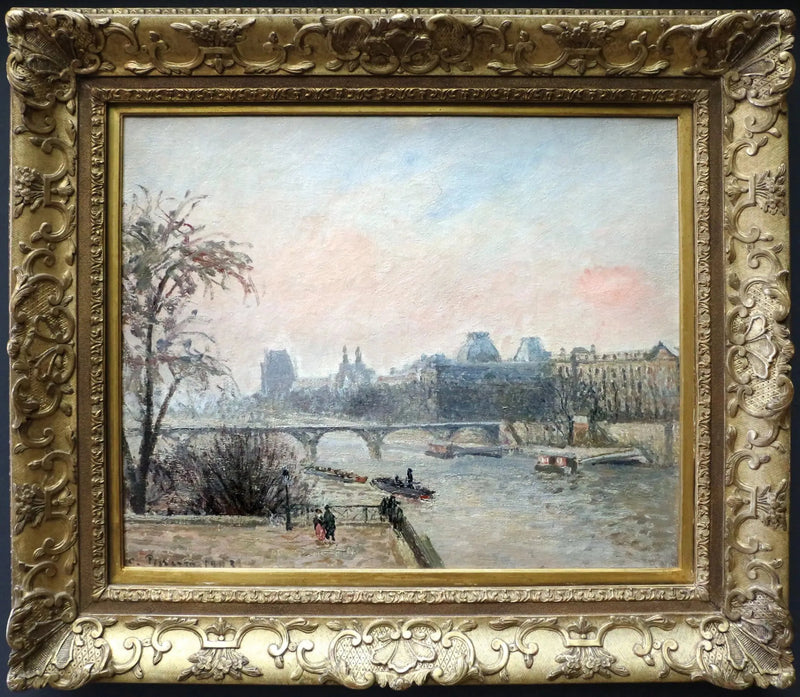 La Senna e il Louvre - Camille Pissarro