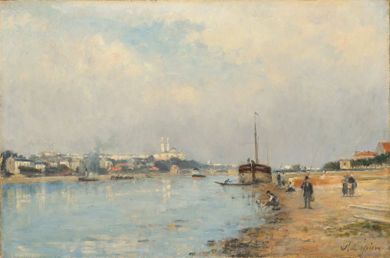 La Senna. Il Trocadéro e il ponte Grenelle, visti dal quai des javelots. - Stanislas Lépine