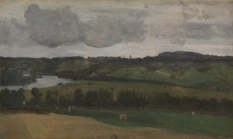 La Seine près de Rouen - Jean-Baptiste Camille Corot - Alpha Reproduction