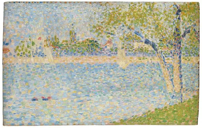 La Senna vista dalla Grande Jatte - Georges Seurat