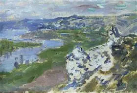 La Senna, vista dalle alture di Chantemesle - Claude Monet