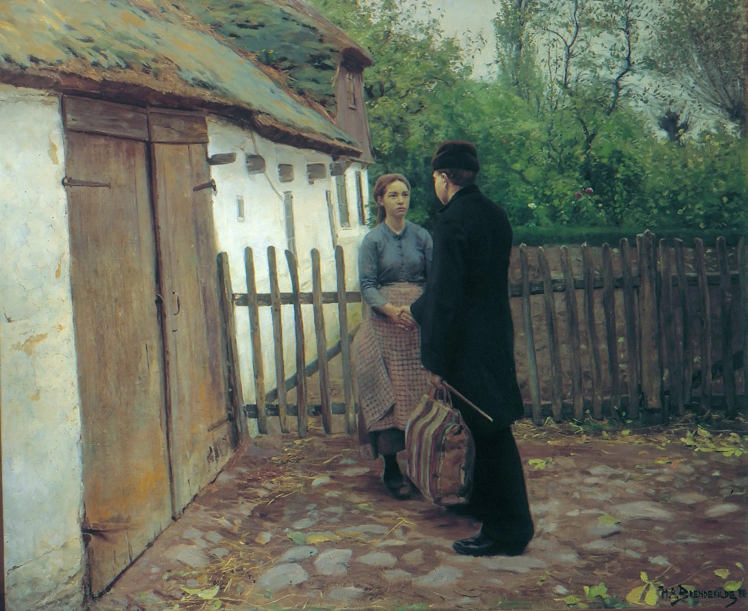 La séparation - H. A. Brendekilde - Alpha Reproduction