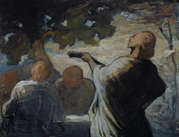 La Serenata - Honoré Daumier