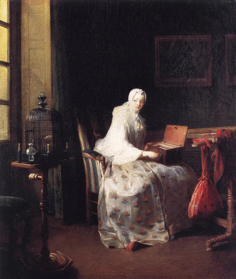 La Serinette - Jean Simeón Chardin