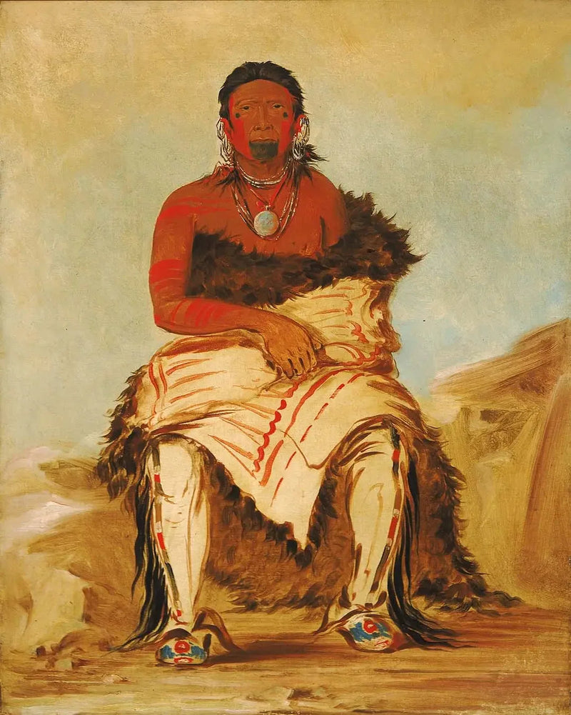 Lá-shah-le-stáw-hix, capo uomo, un Pawnee repubblicano - George Catlin