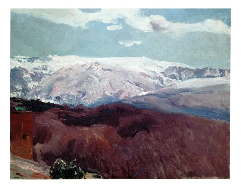La Sierra Nevada in inverno - Joaquín Sorolla