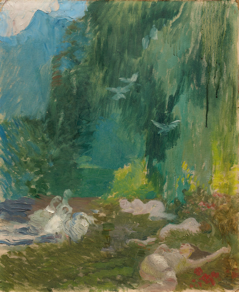 La sieste - Albert Besnard