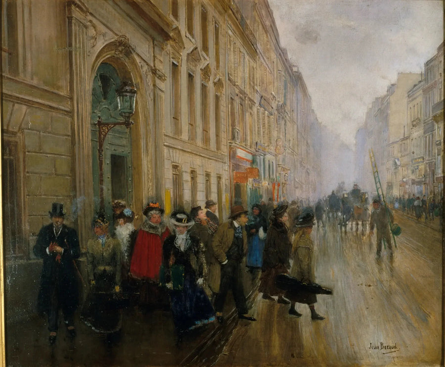La sortie du conservatoire de musique - Jean Béroud