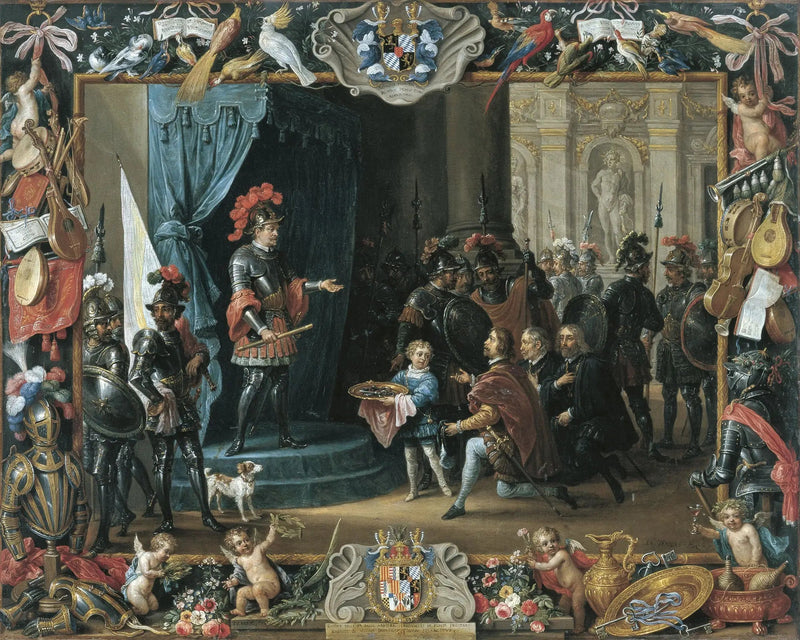 La sottomissione dei ribelli siciliani ad Antonio de Moncada nel 1411 - David Teniers il Giovane