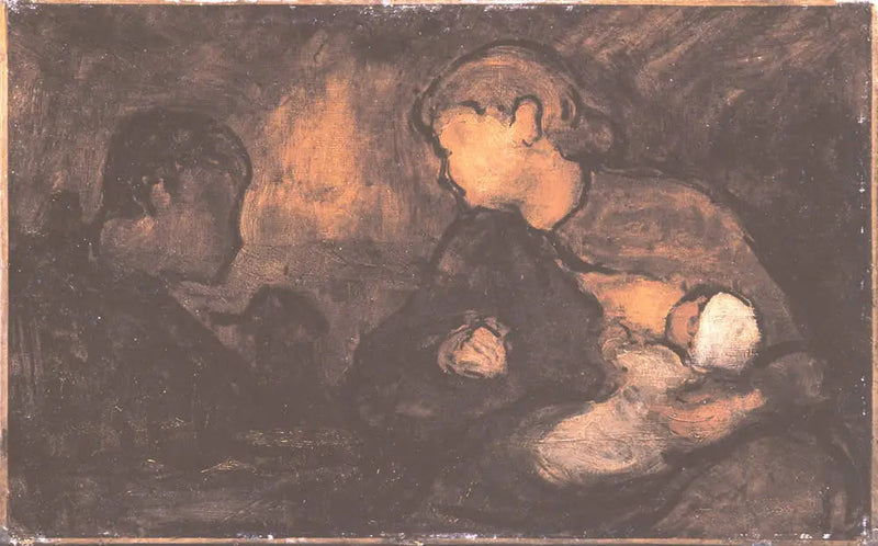 La zuppa - Honoré Daumier