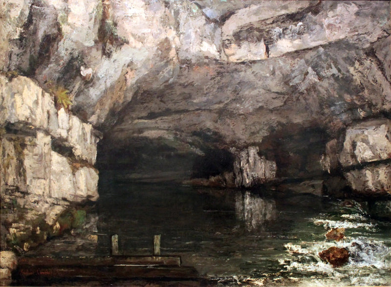 La fonte della Loue - Gustave Courbet