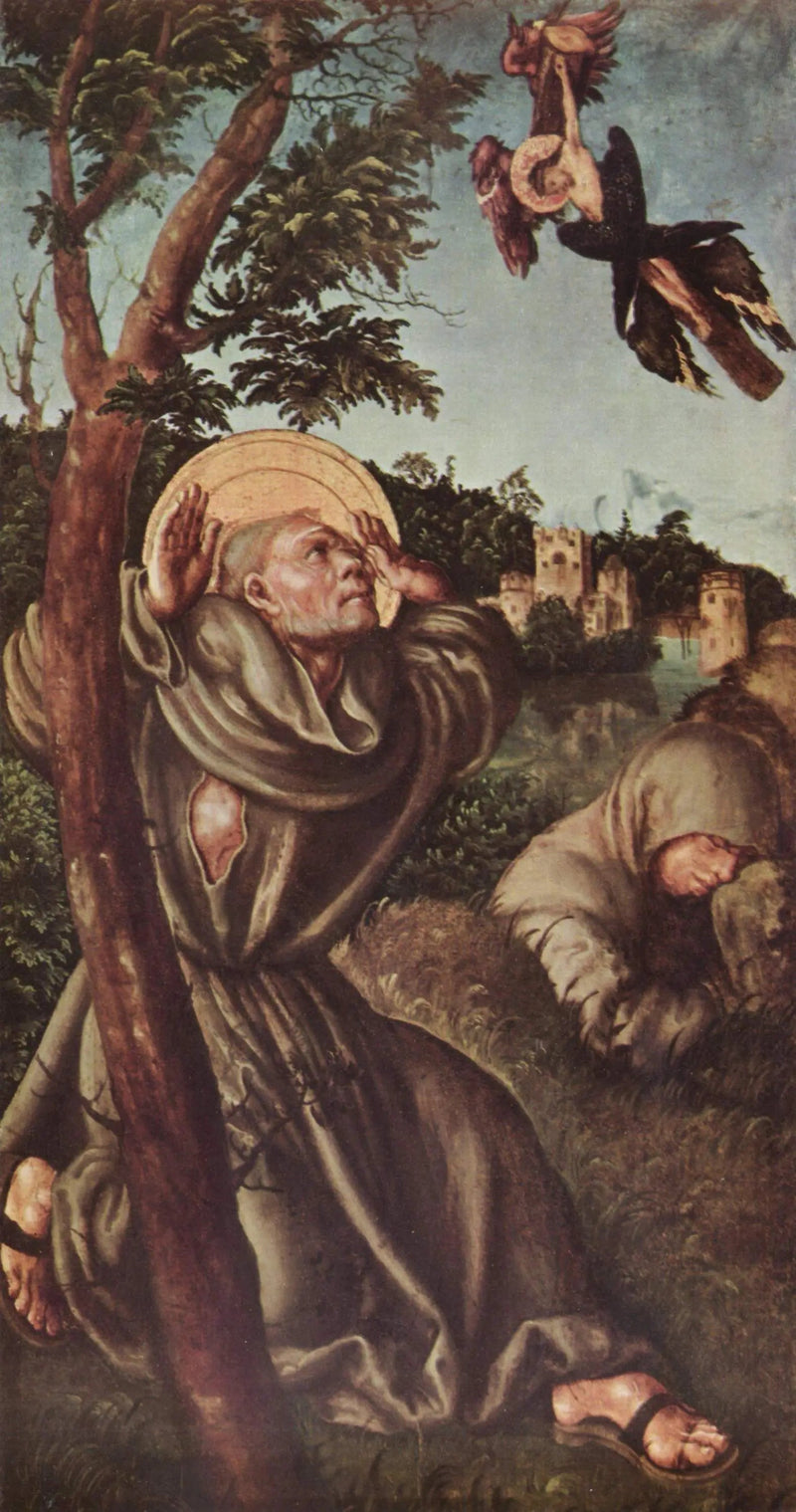 La stigmatisation di san Francesco - Lucas Cranach il Vecchio