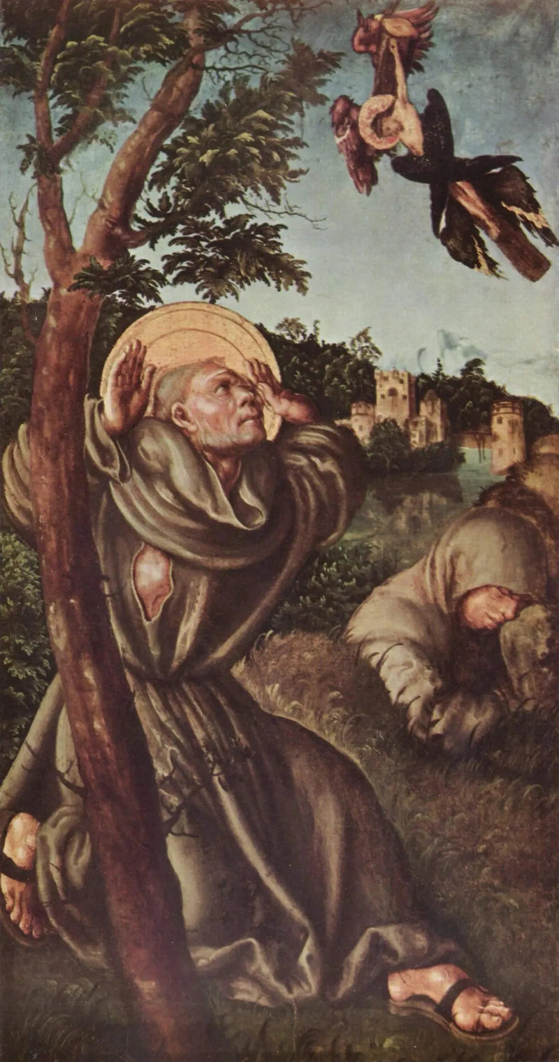 La stigmatisation di san Francesco - Lucas Cranach il Vecchio