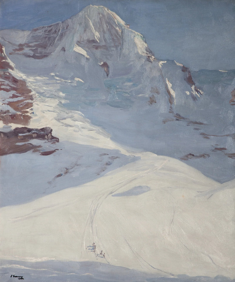 La Svizzera d'inverno (Il monaco) - John Lavery
