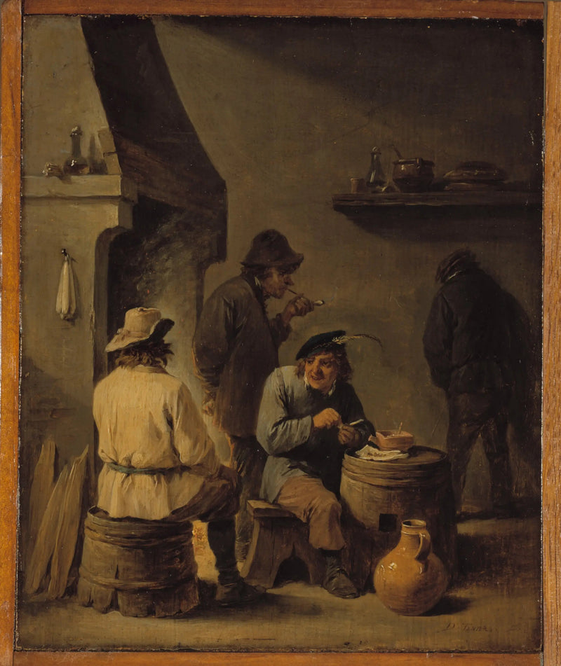 La tabagie - David Teniers il Giovane