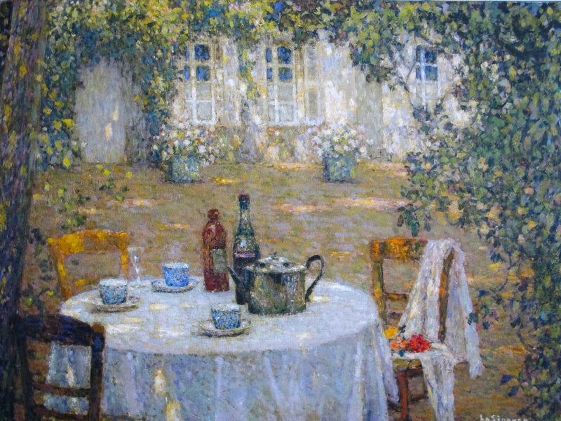 La Tavola al sole - Henri Le Sidaner