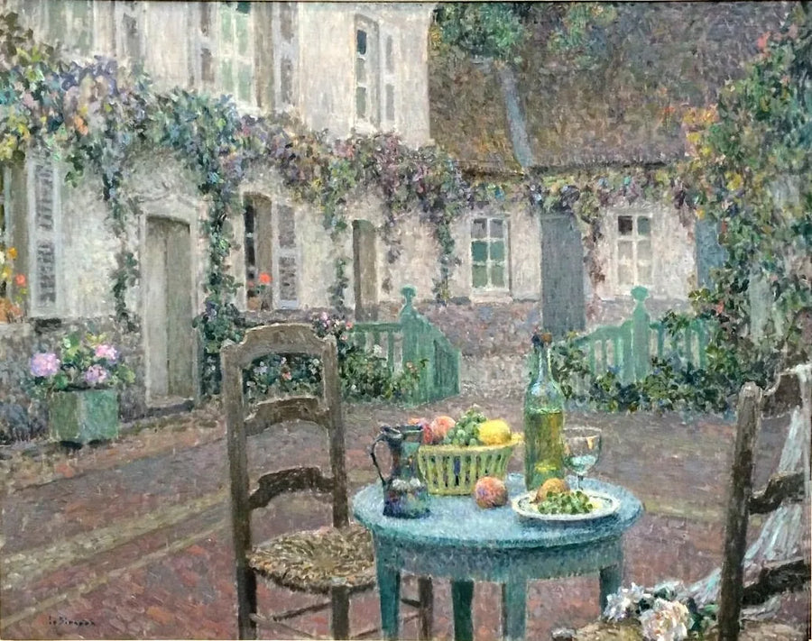 La tavola blu - Henri Le Sidaner