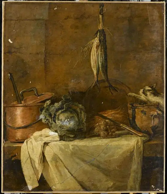 La Tavola da cucina - Jean Siméon Chardin