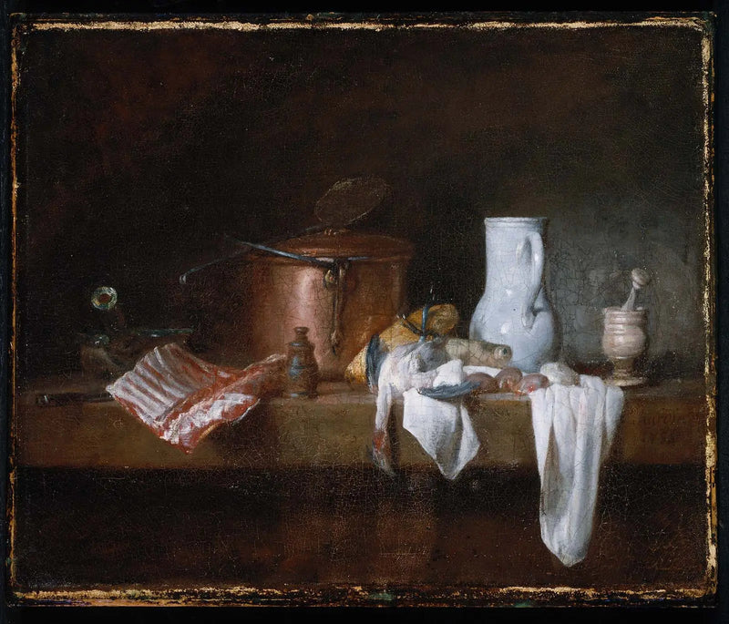 La Tavola da cucina - Jean Siméon Chardin