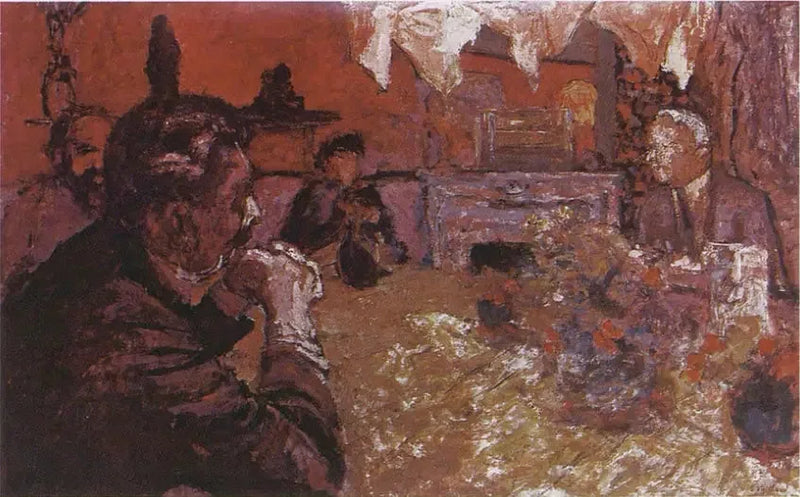 La tavola del clos Cézanne - Édouard Vuillard