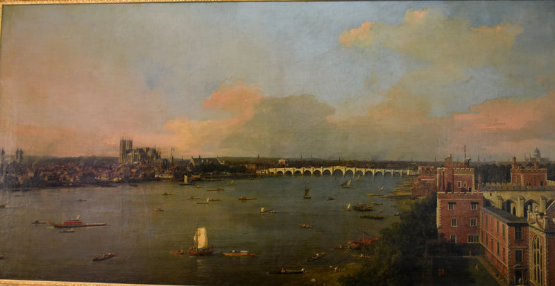 La Tamise verso Westminster da Lambeth - Canaletto