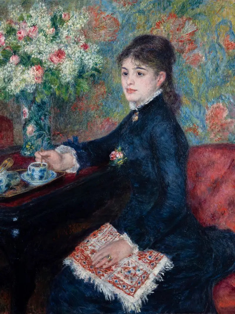 La Tasse de chocolat - Pierre-Auguste Renoir image 1 reproduction artisanale de tableau