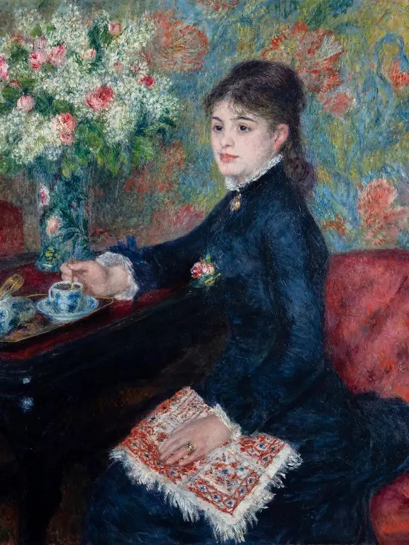 La Tasse de chocolat - Pierre-Auguste Renoir image 1 reproduction artisanale de tableau