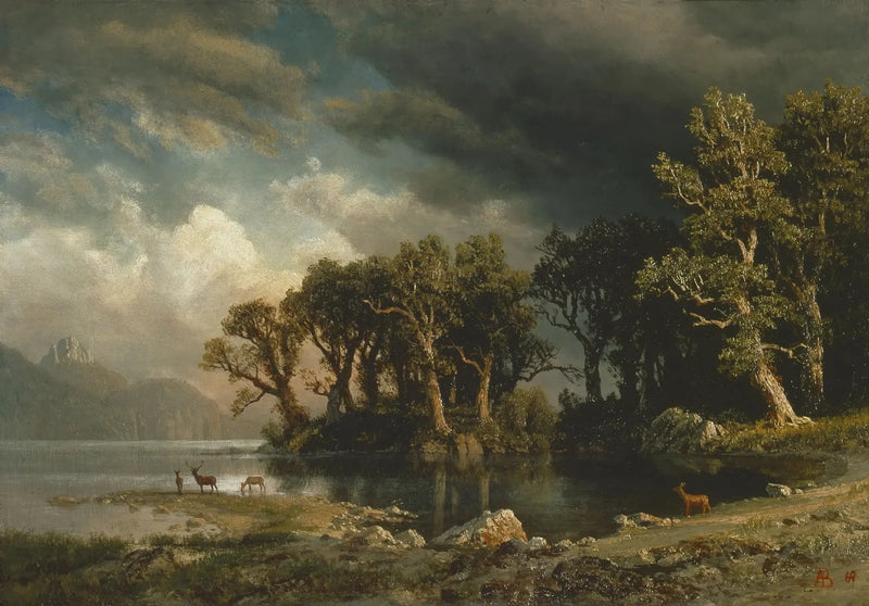 La tempesta in arrivo - Albert Bierstadt