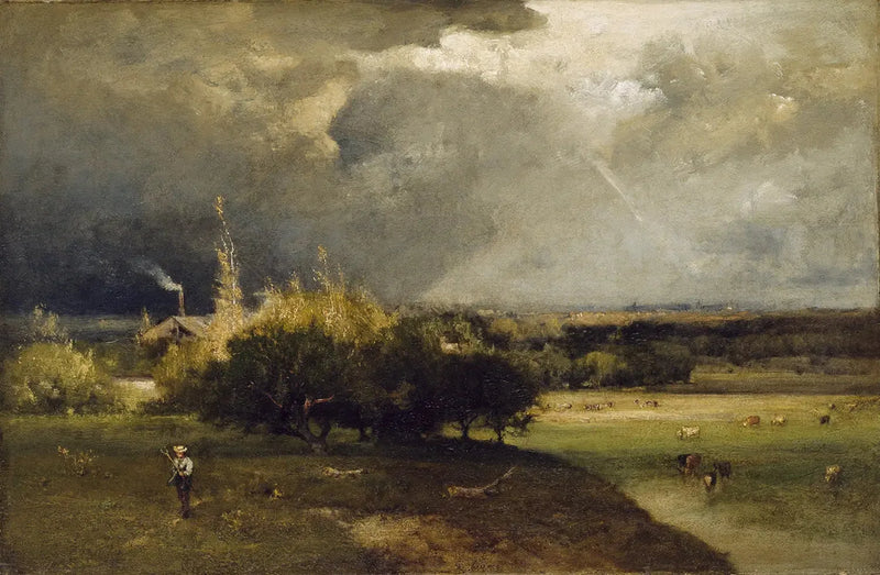 La tempesta in arrivo - George Inness