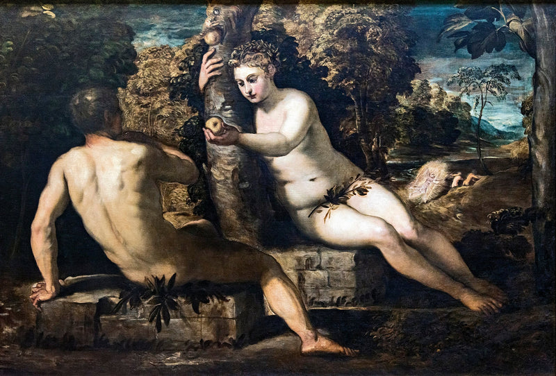 La Tentazione di Adamo ed Eva - Jacopo Tintoretto
