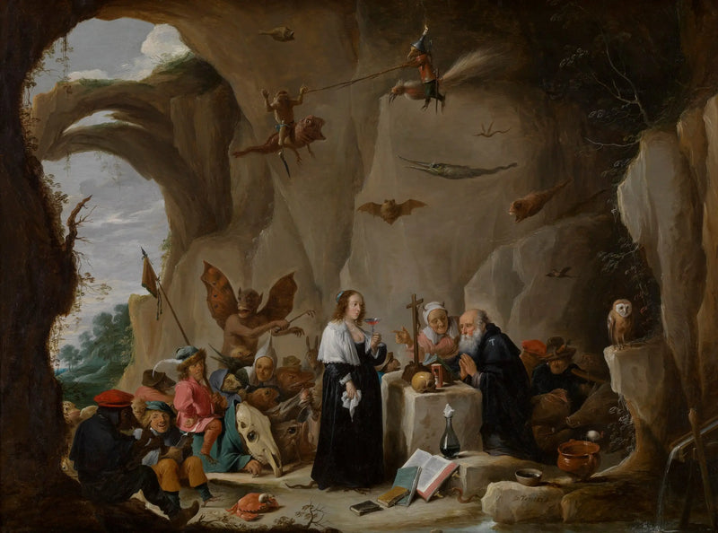 La Tentazione d'Antoine, abbé d'Égypte - David Teniers le Jeune