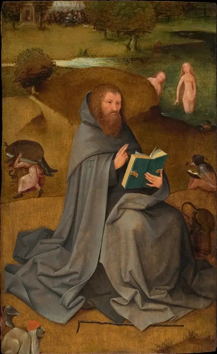 La Tentazione di sant'Antonio. - Hieronymus Bosch