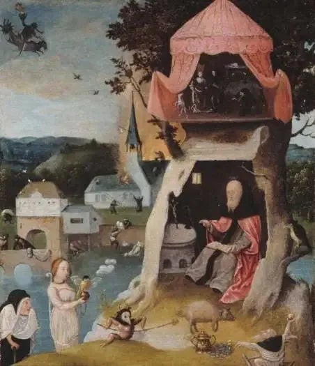 La Tentazione di sant'Antonio - Hieronymus Bosch