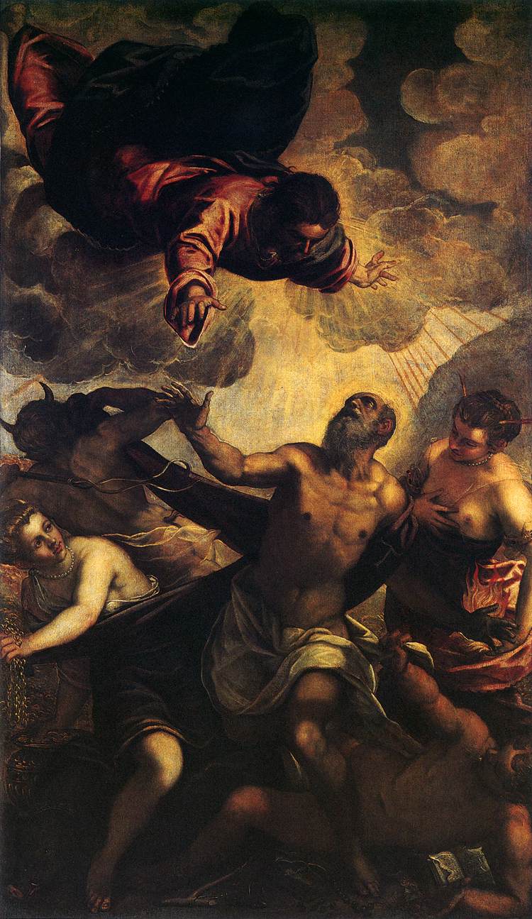 La Tentazione di sant'Antonio - Jacopo Tintoretto