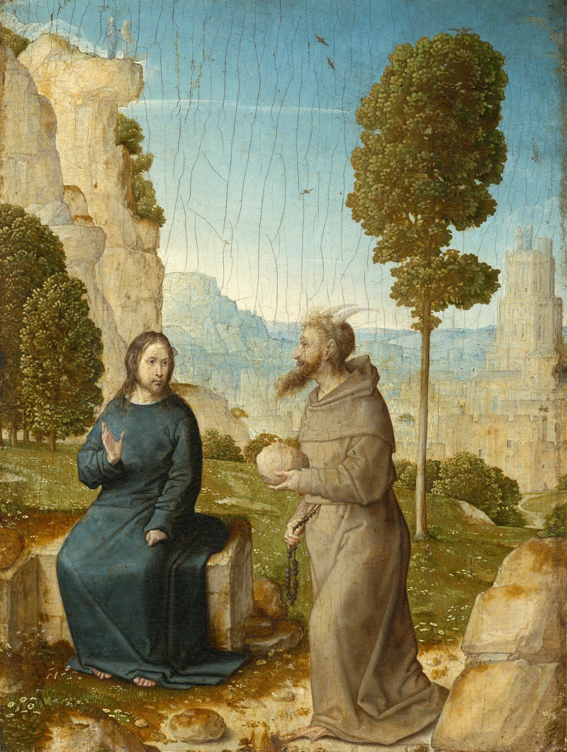 La tentazione di Cristo - Juan de Flandes