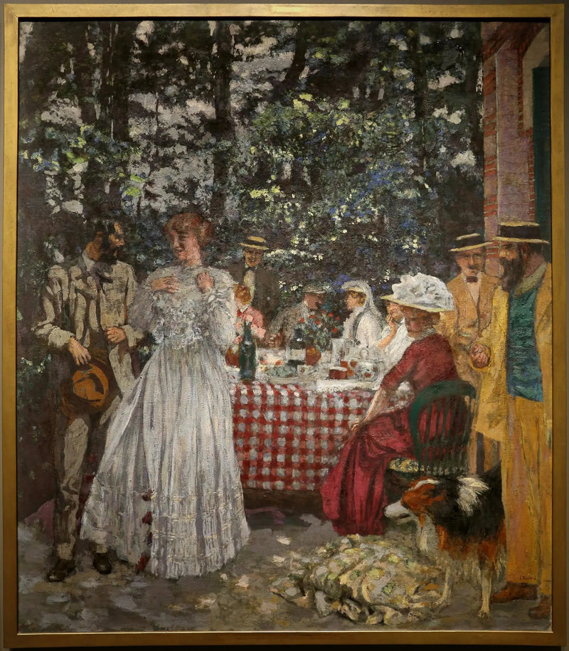 La terrasse à Vasouy - Le déjeuner - Édouard Vuillard