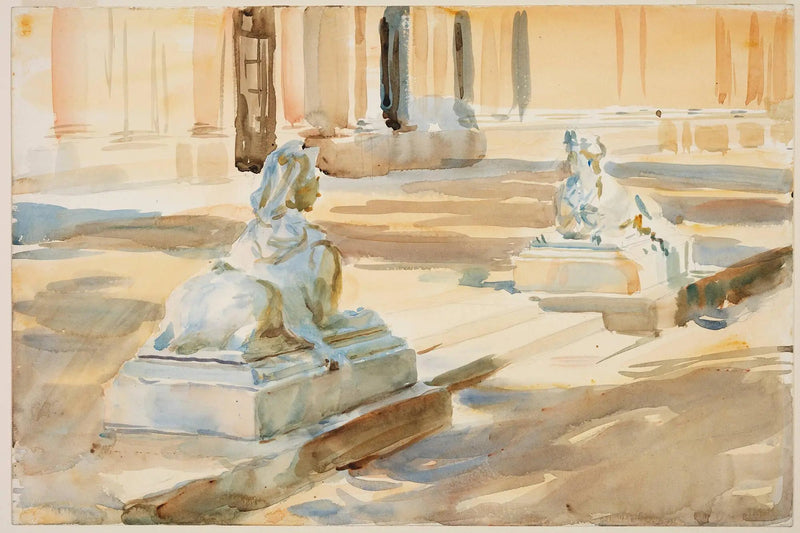 La Terrazza di La Granja - John Singer Sargent