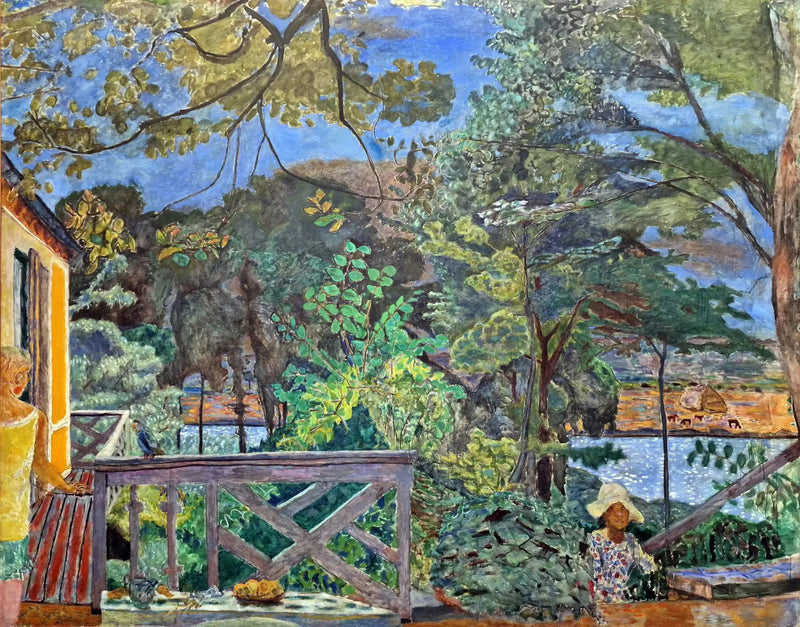 La terrazza di Vernon - Pierre Bonnard