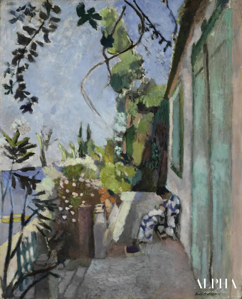 La Terrasse Saint Tropez - Matisse - Reproductions de tableaux et peintures haut de gamme