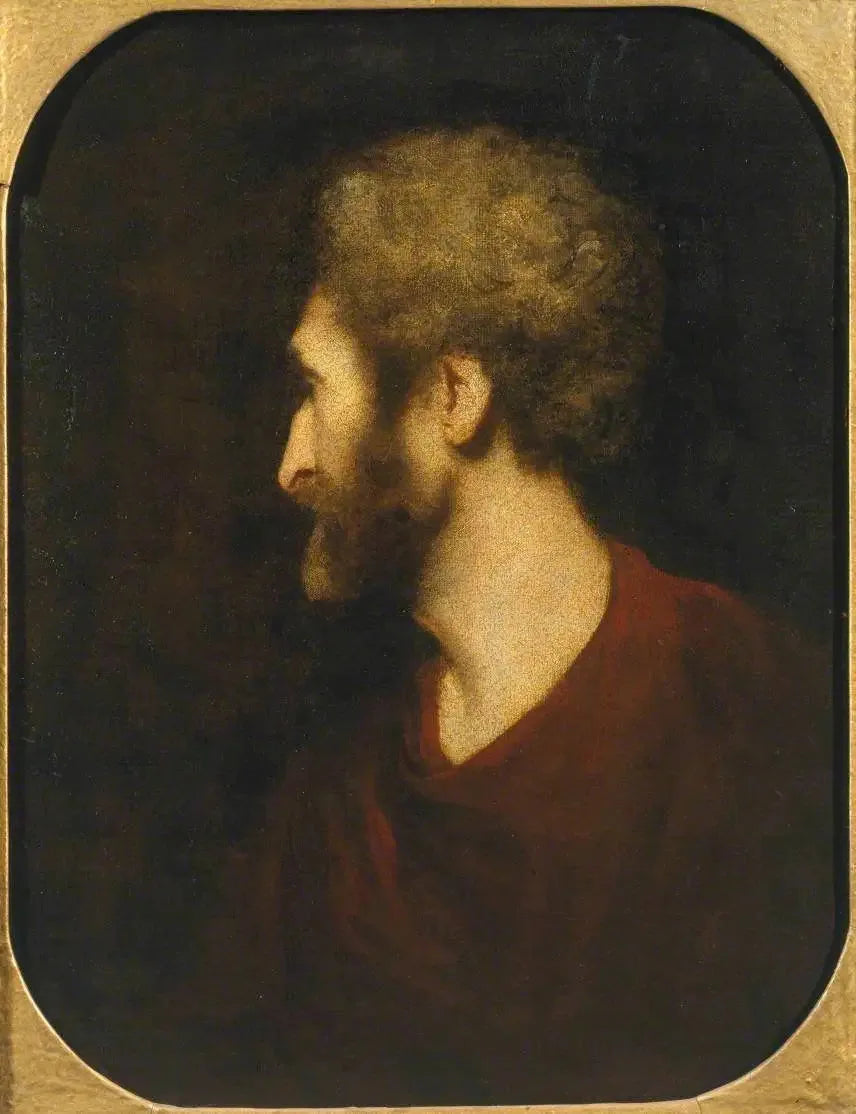 La tête d'un homme - Joshua Reynolds image 1 reproduction artisanale de tableau