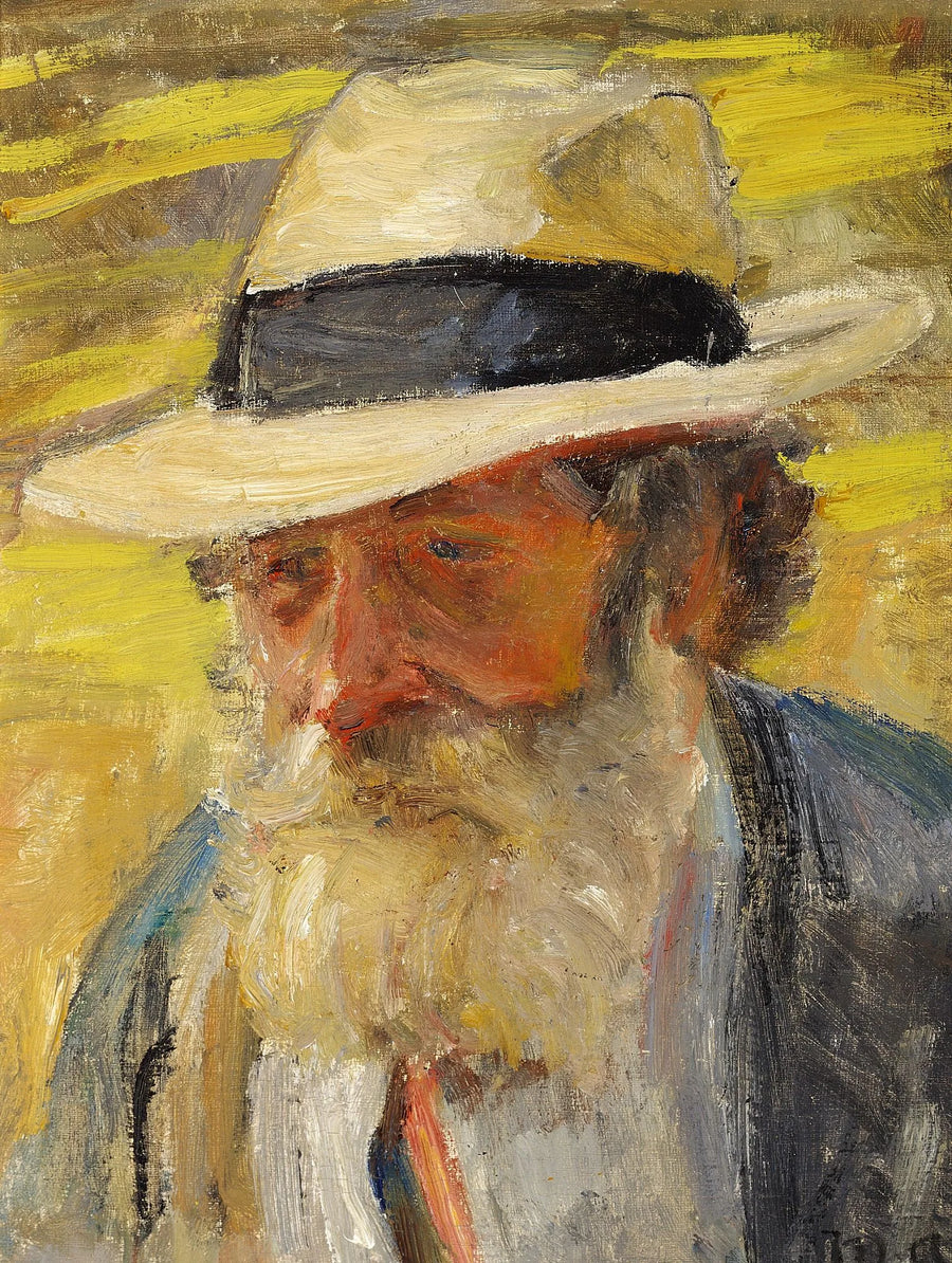 La testa di un vecchio - Michael Peter Ancher